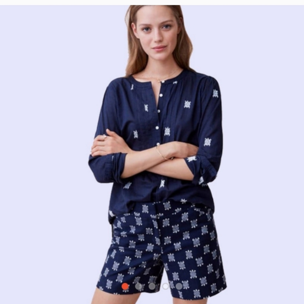 Loft Turtle Print Riviera Shorts - Picture 1 of 12